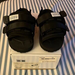Suicoke Kids Black Sandals